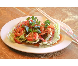 028.  Spicy Shrimp Salad - พล่า กุ้ง