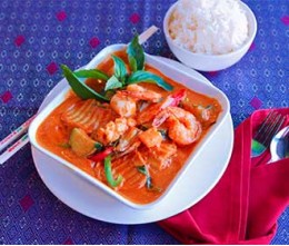 530.  Pa-Nang Seafood Combination Curry
