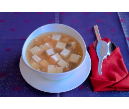 105. Chopped Chicken Tofu Soup