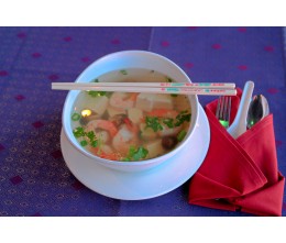 106. Jumbo Shrimp Tofu Soup