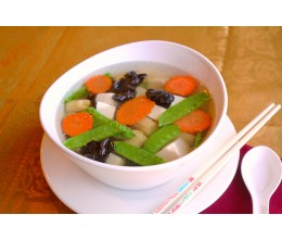731.  Halloween Vegetarian Tofu Soup